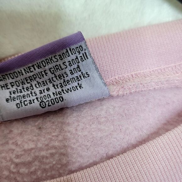 Vintage Y2K 2000 Cartoon Network Powerpuff Girls Fleece Top Size Medium - Picture 7 of 8